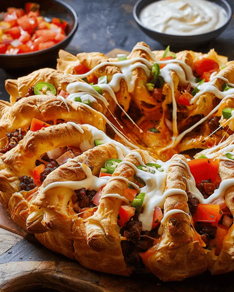 Crescent Roll Taco Spider