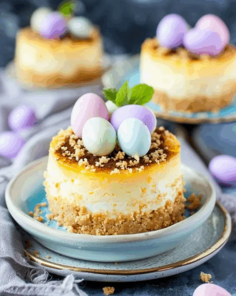 Mini Egg Cheesecake