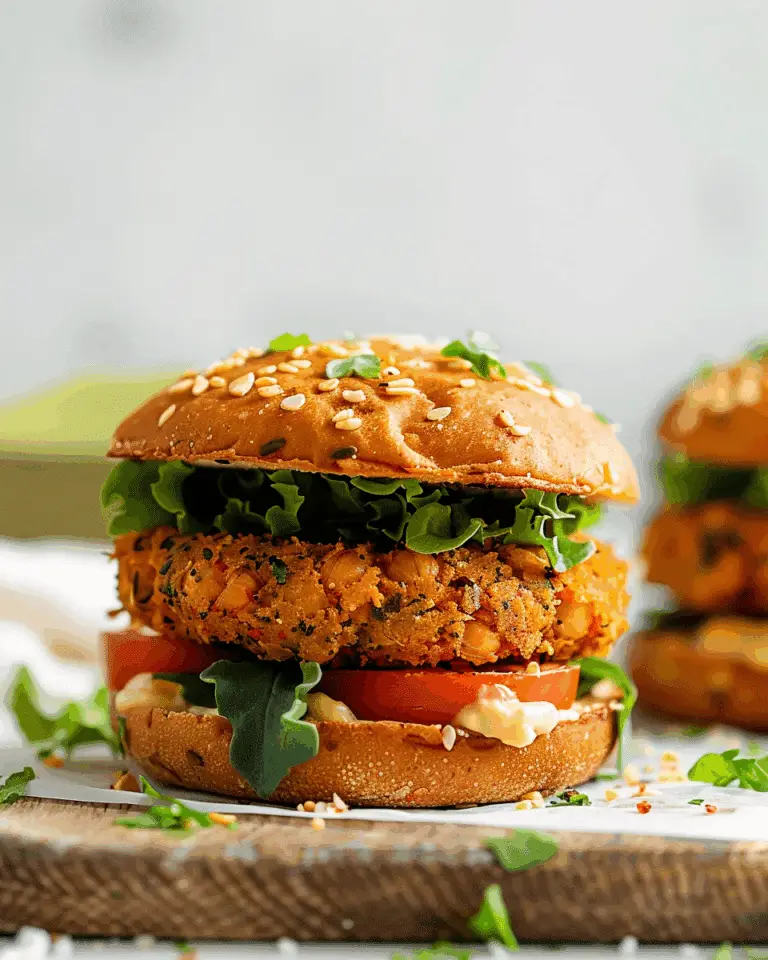 Vegan Chickpea Burgers