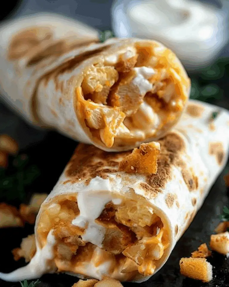 Cheesy Potato Burritos