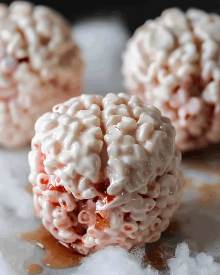 Marshmallow Rice Bubbles Halloween Brains
