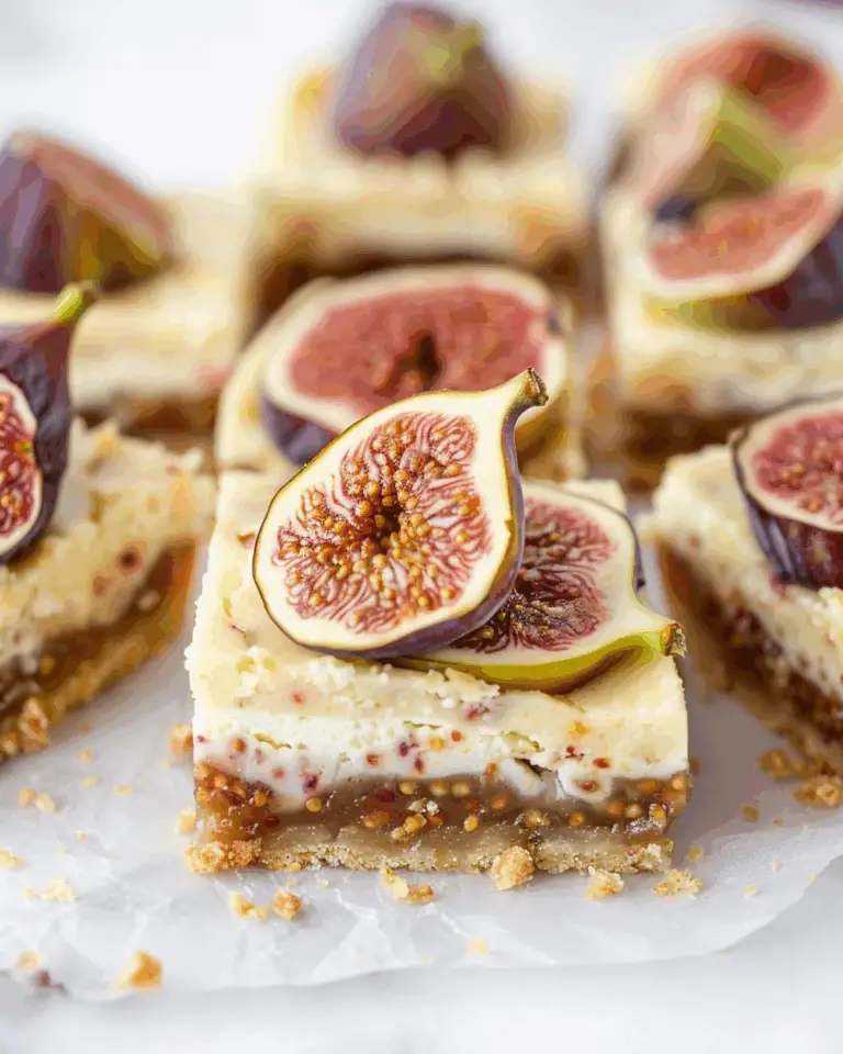 Honey Fig Cheesecake Bars
