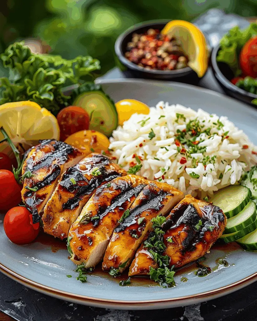 Healthy Grilled Chicken Plate