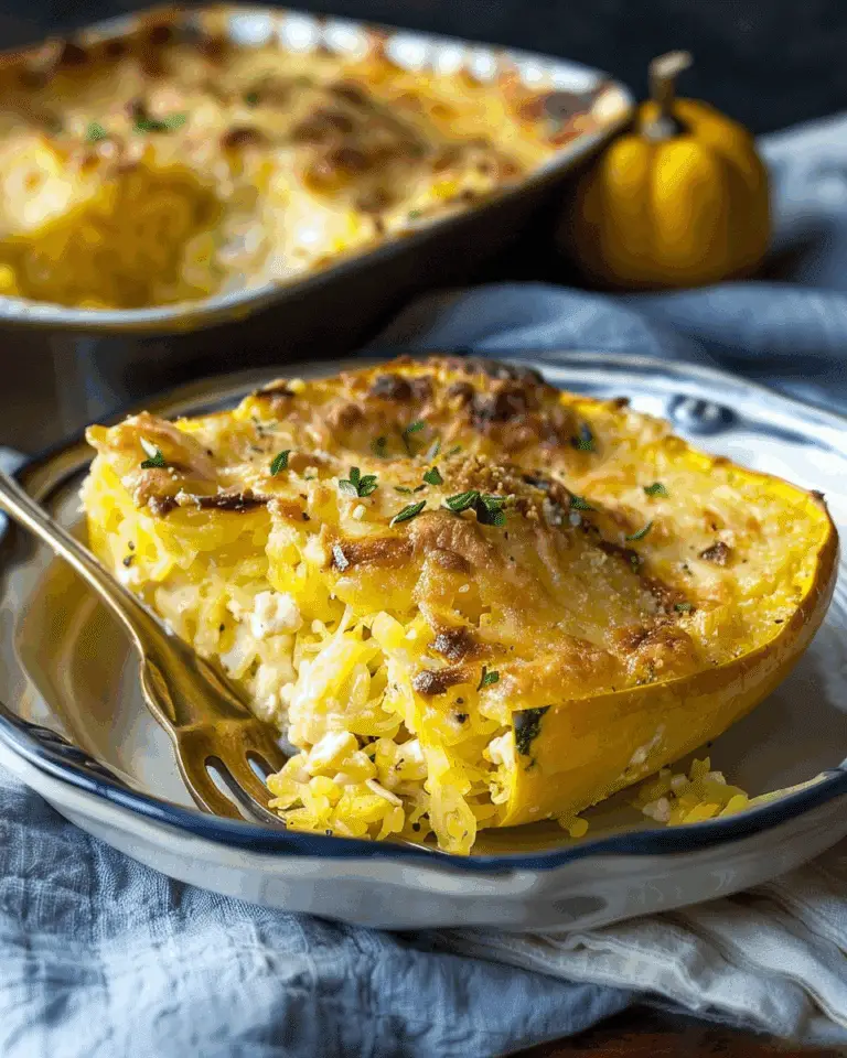 Healthy Spaghetti Squash Au Gratin