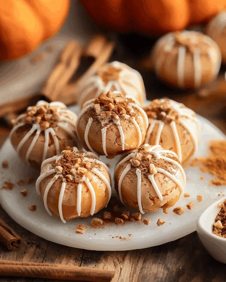 Pumpkin Cheesecake Truffles