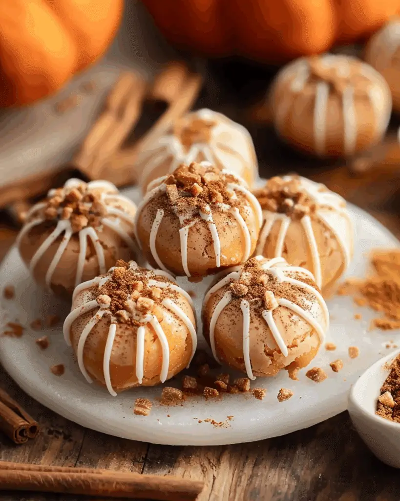 Pumpkin Cheesecake Truffles