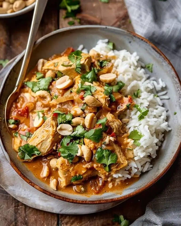 Slow Cooker Thai Peanut Chicken