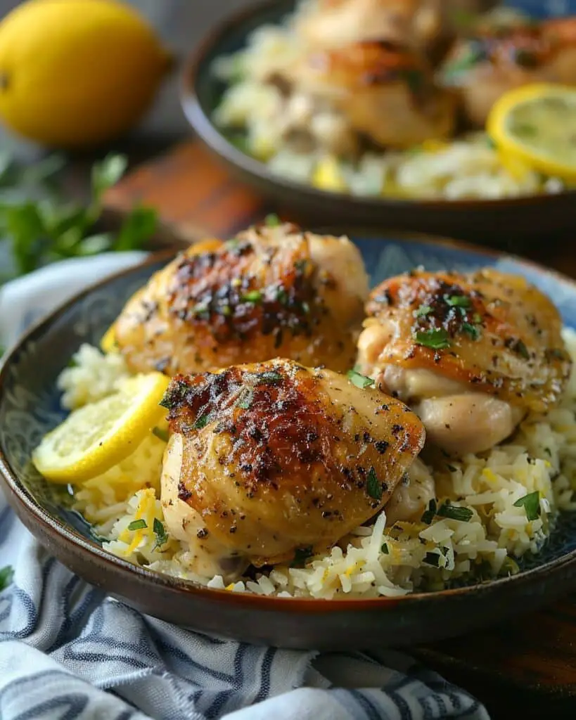 Greek Lemon Chicken Thighs