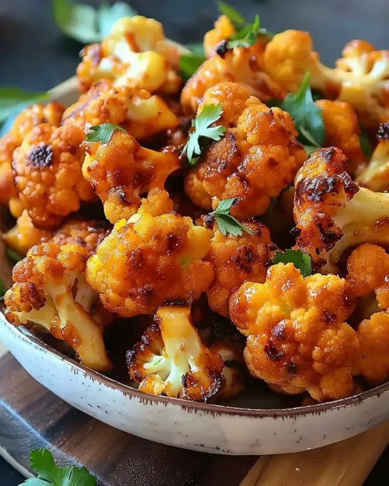 Maple Sriracha Cauliflower