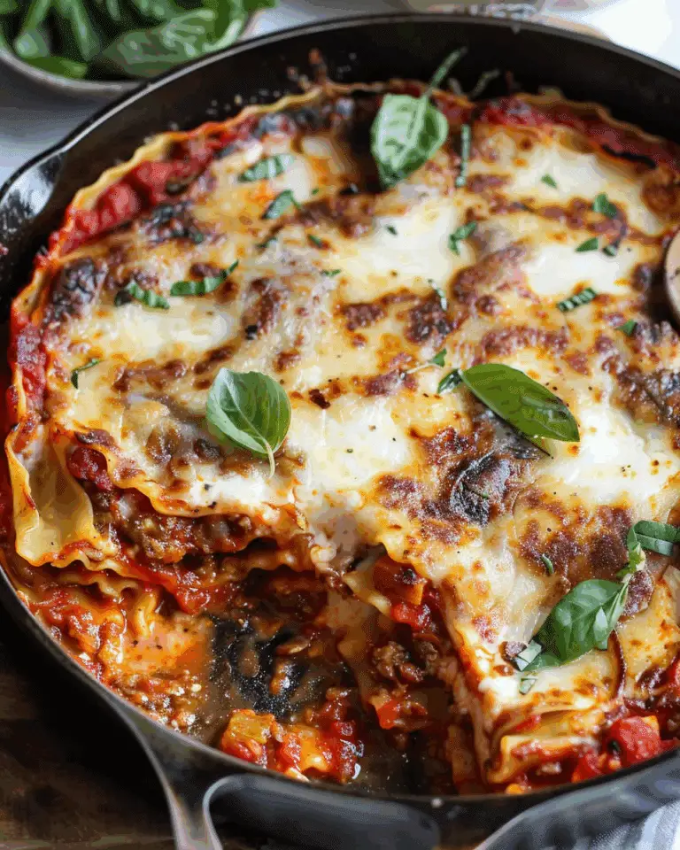 Vegetarian Skillet Lasagna Recipe