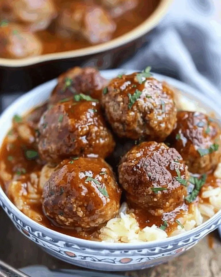 Slow-Cooker Salisbury Steak Meatballs