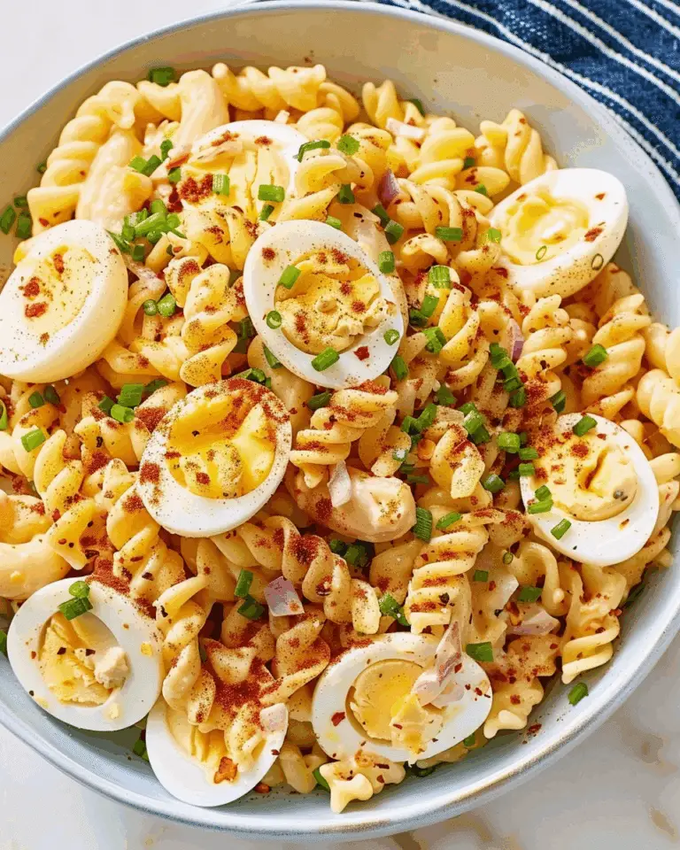 Deviled Egg Pasta Salad