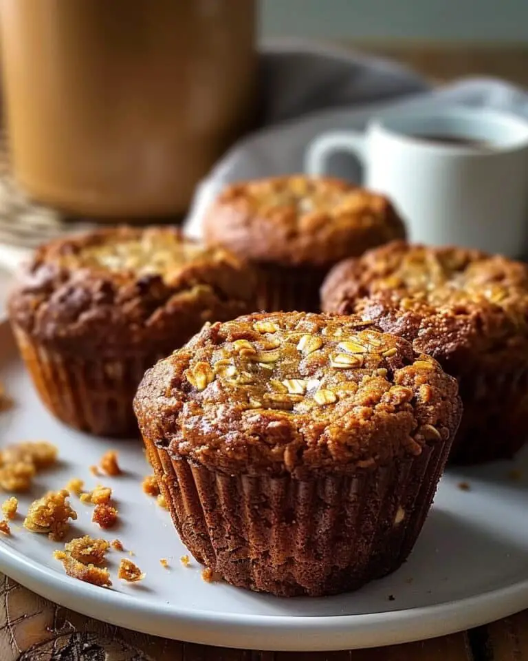 Gingerbread Cottage Cheese Breakfast Muffins
