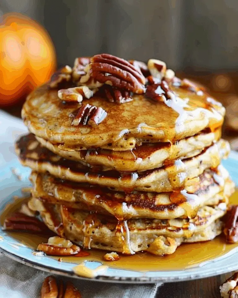 Caramel Pecan Butter Pancakes