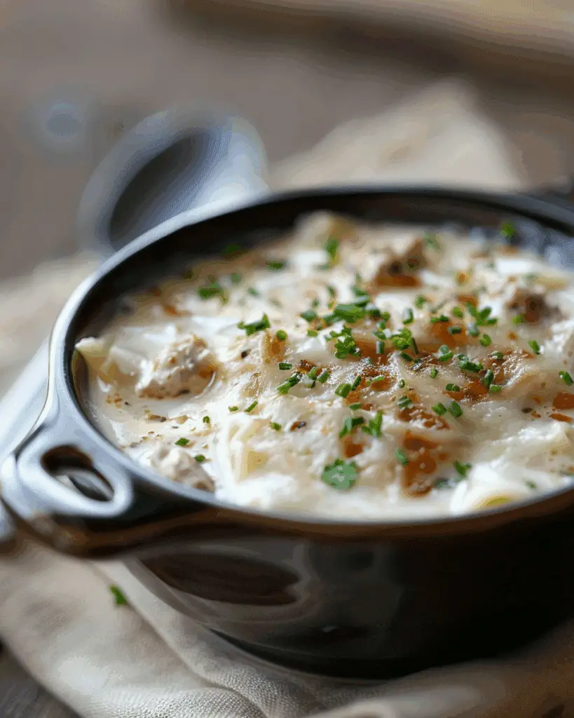 White Lasagna Soup
