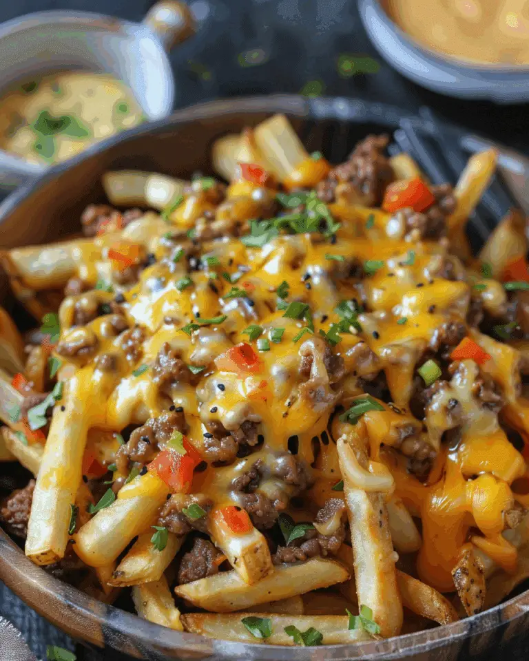 Loaded Cheese Beef Fries