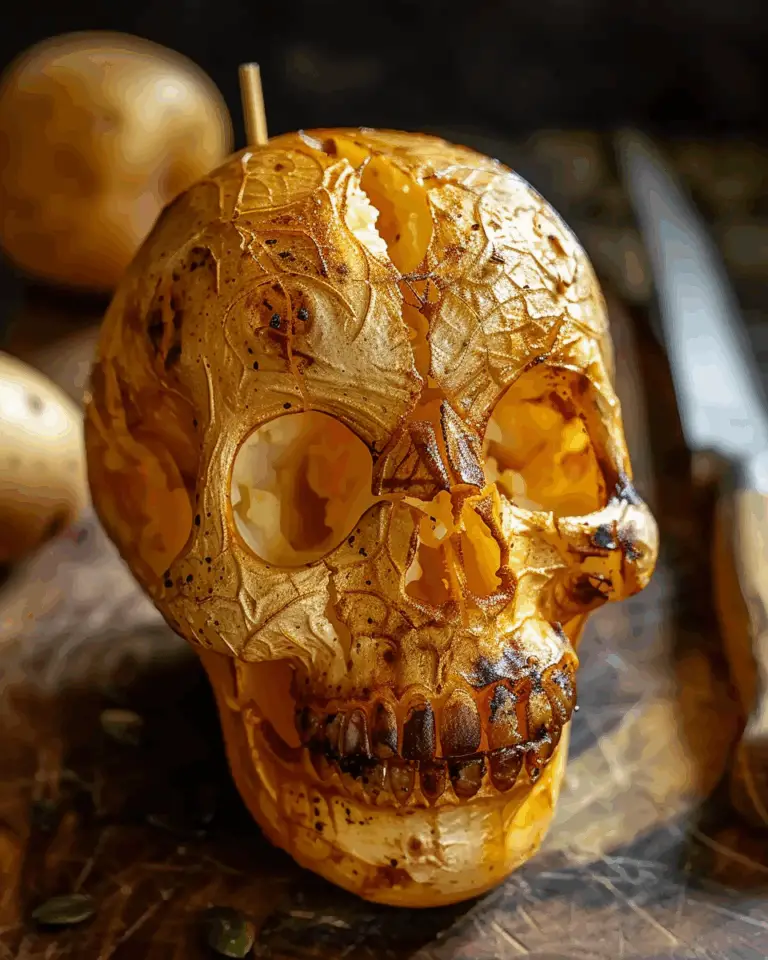 Spooky Skull Potatoes