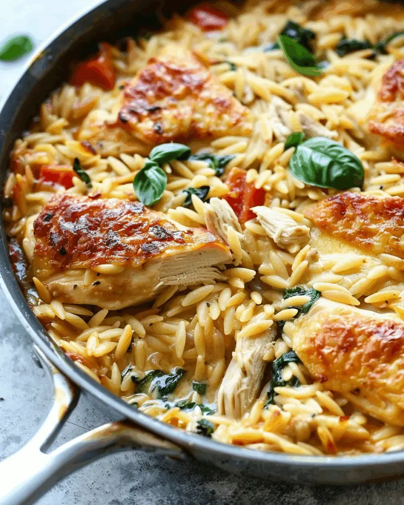 Monterey Chicken One Pan Orzo