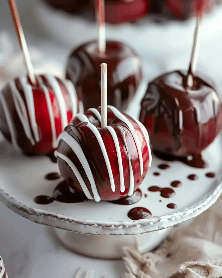 Striped Candy Apples