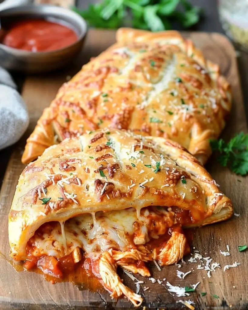 Chicken Parmesan Calzone