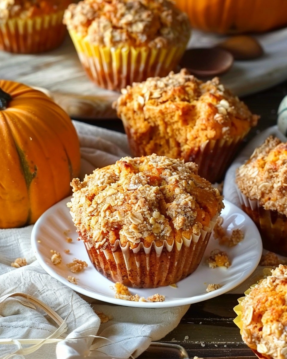 Pumpkin Spice Cottage Cheese Breakfast Muffins