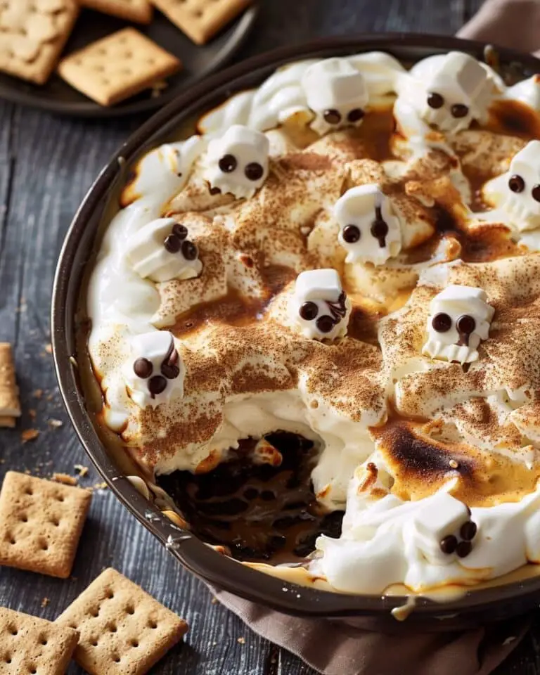 Ghost S’mores Dip