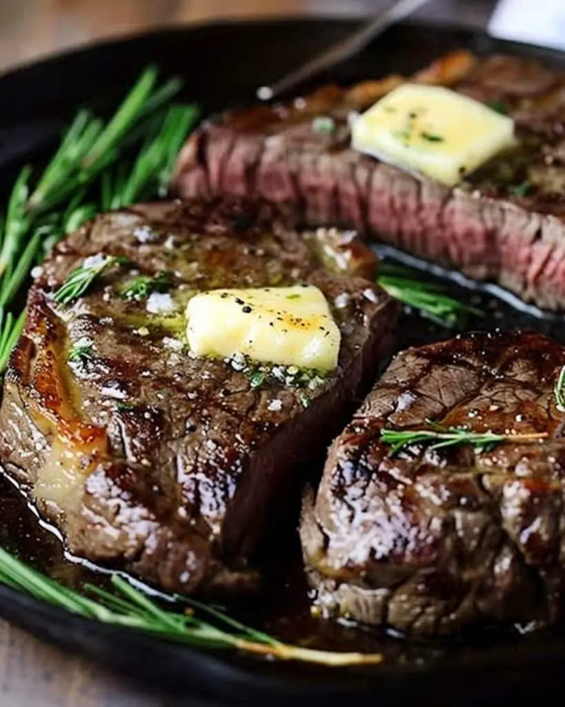 Pan Seared Steak with Garlic Butter