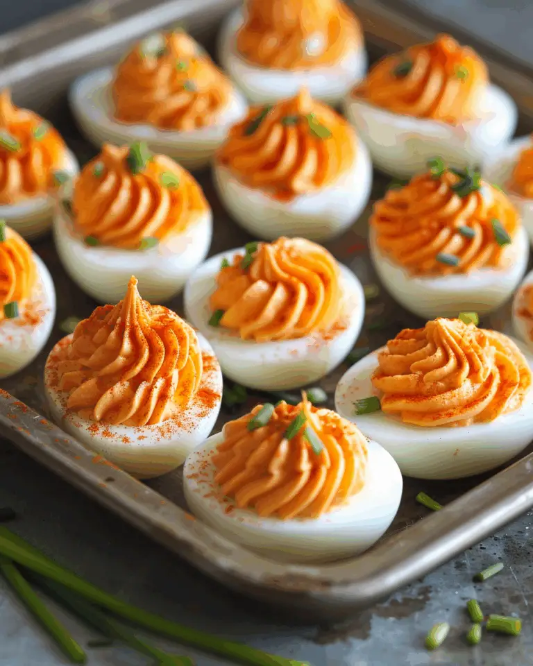 Pumpkin Deviled Eggs