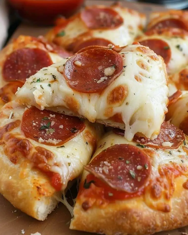 Stuffed Crust Pizza Snacks