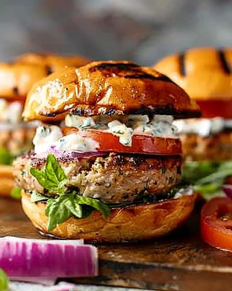 Greek Turkey Burgers