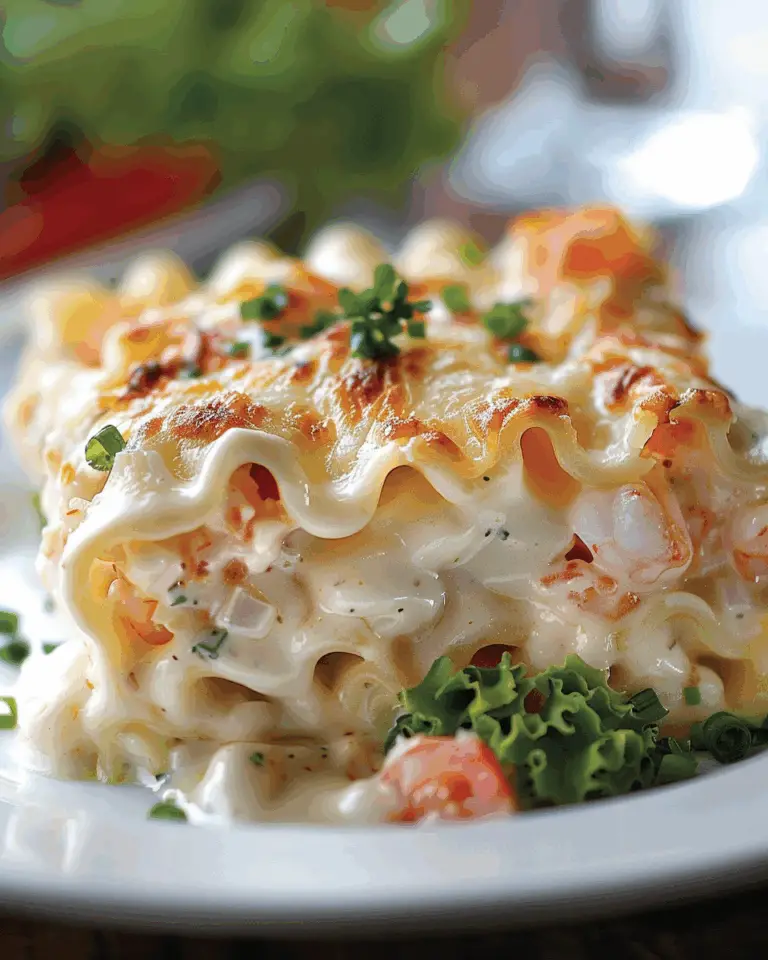 Creamy Seafood Lasagna Rolls