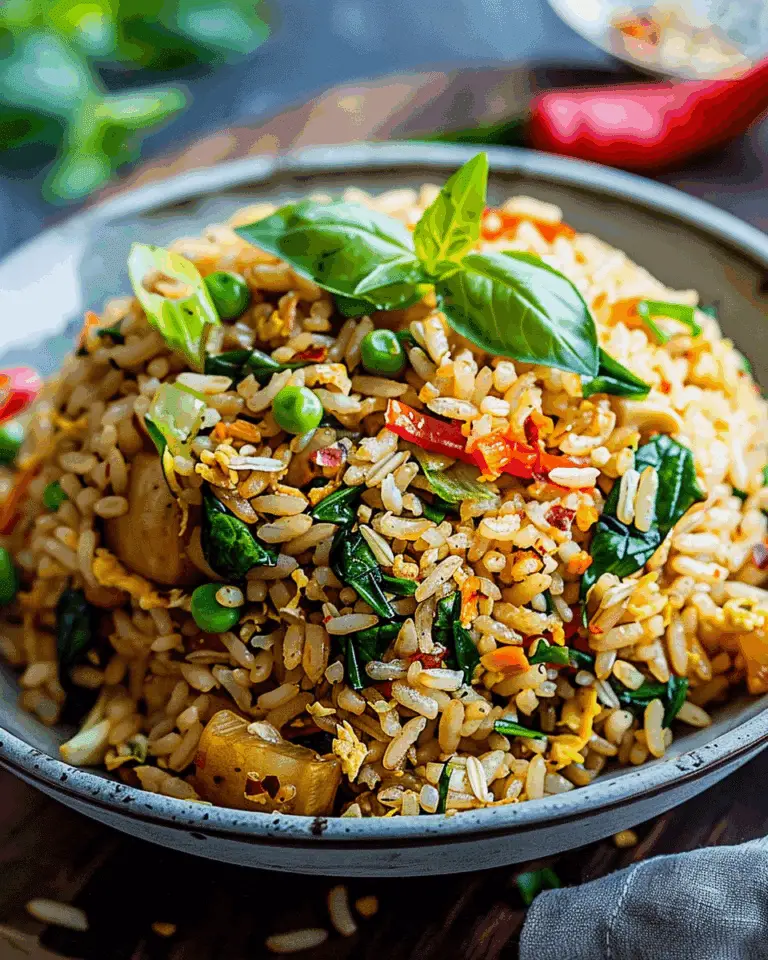 Vegan Thai Basil Fried Rice