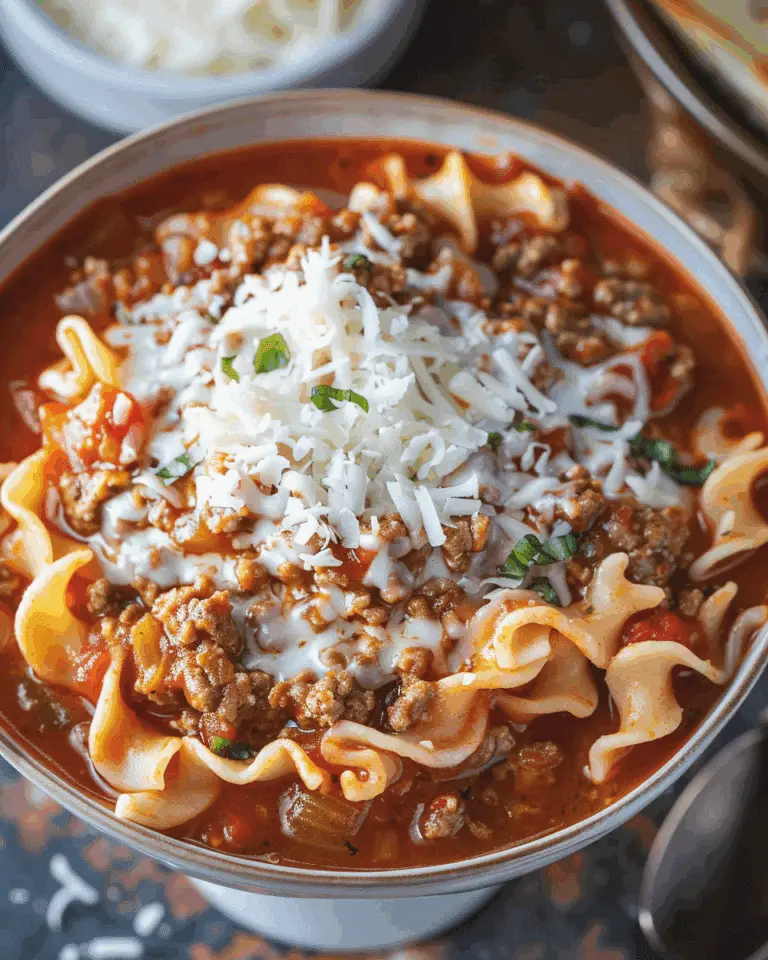 Easy Lasagna Soup Recipe