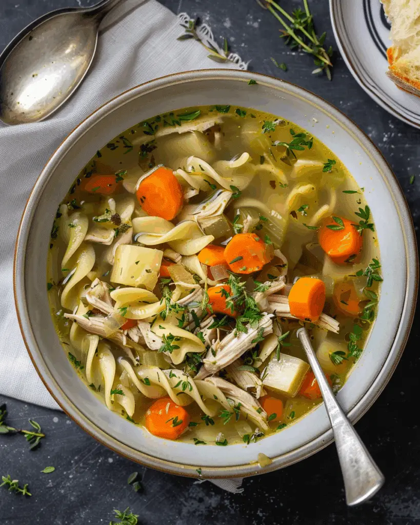 Herbed Chicken Noodle Soup