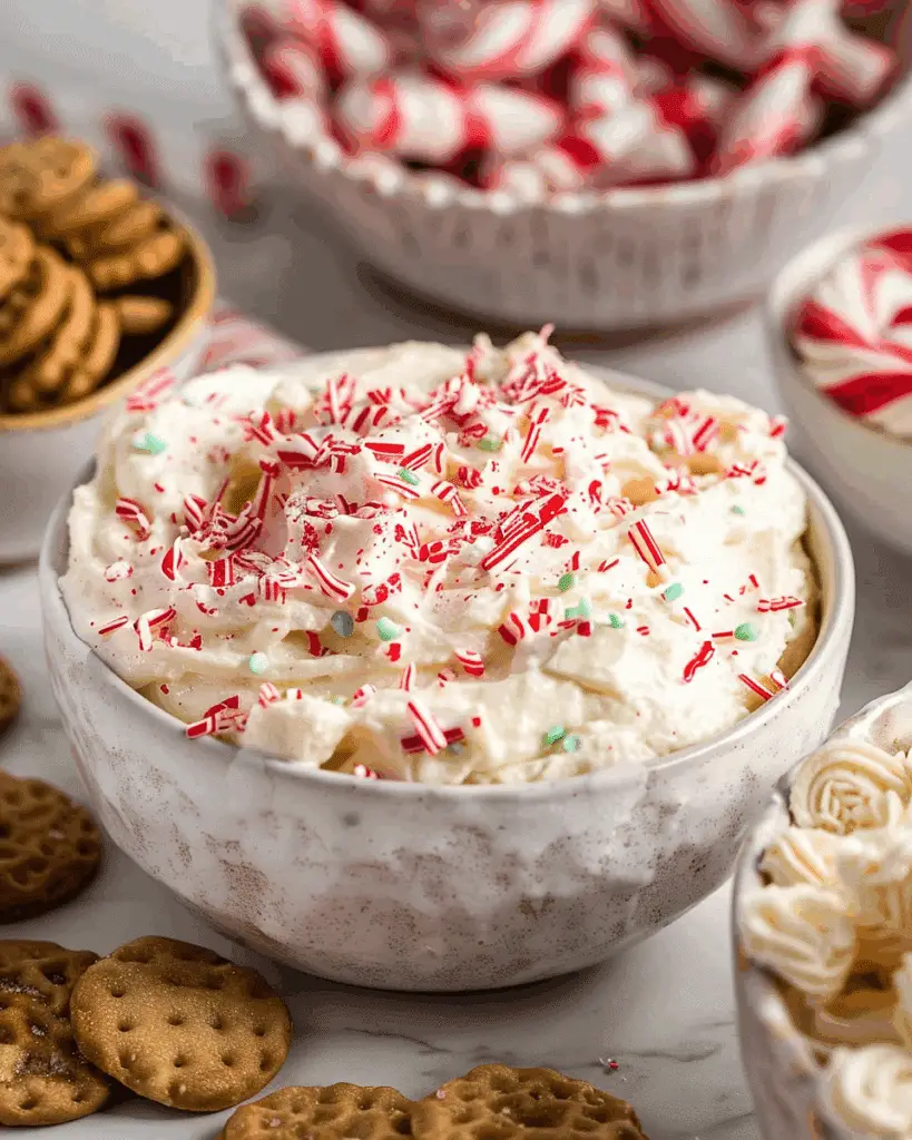 Peppermint Cheesecake Dip