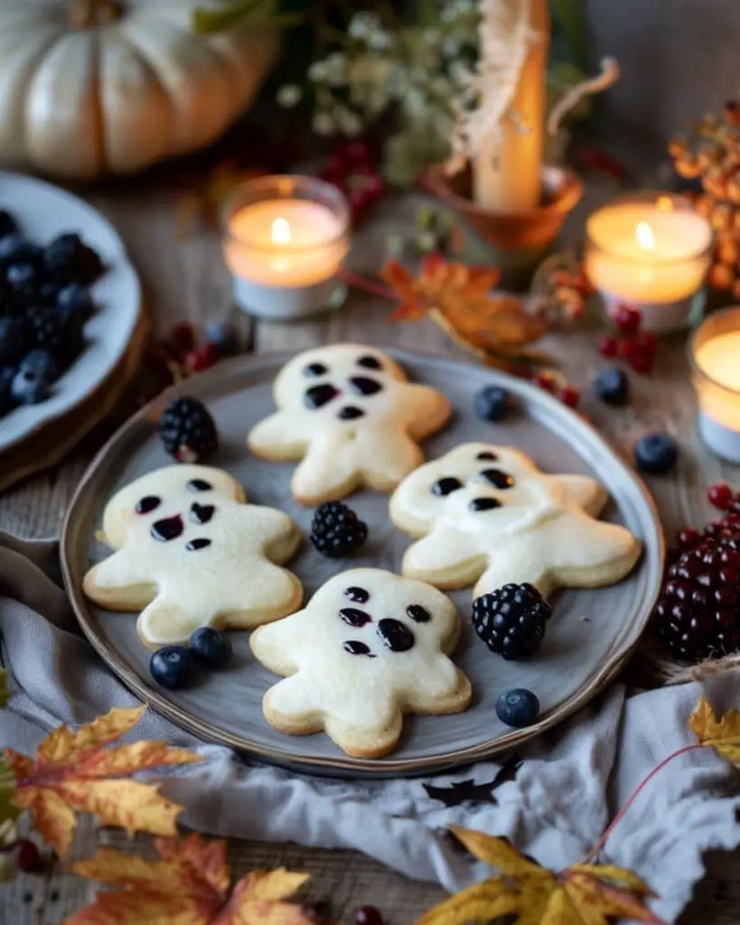 Vegan Blueberry Ghost Hand Pies