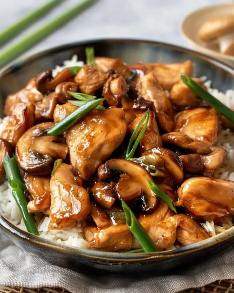 Chinese Chicken with Mushrooms