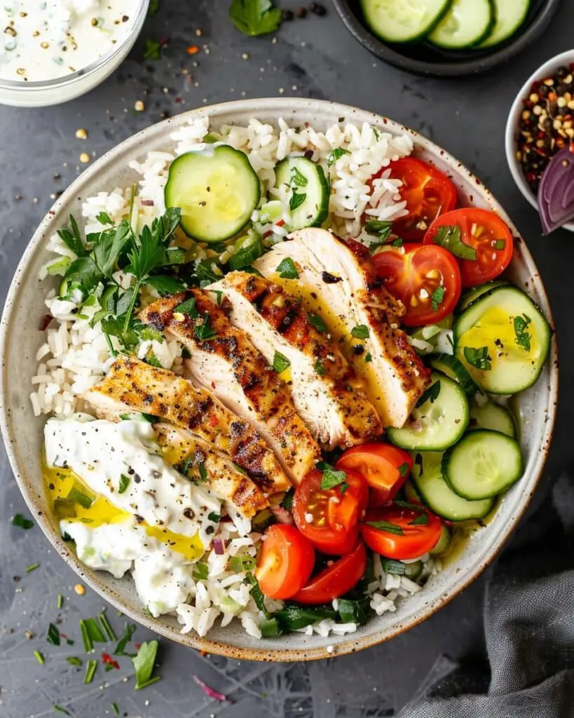 Greek Chicken Bowls