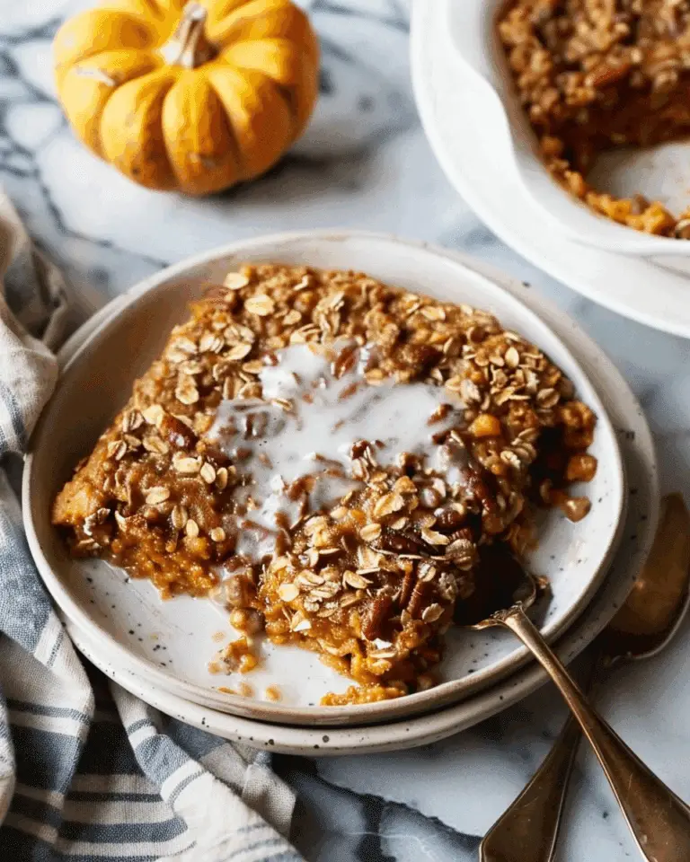 Pumpkin Baked Oatmeal