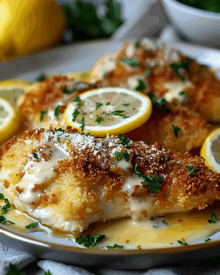 Zesty Lemon Pecorino Crusted Chicken