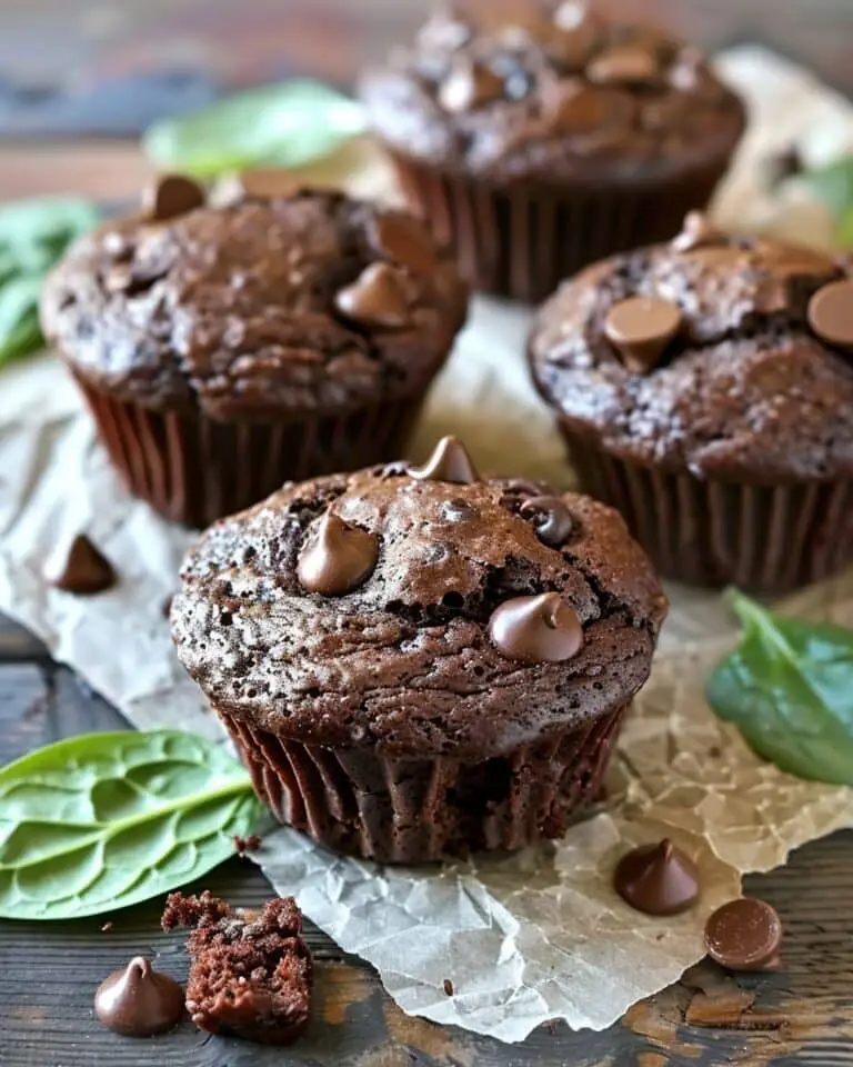 Chocolate Spinach Muffins