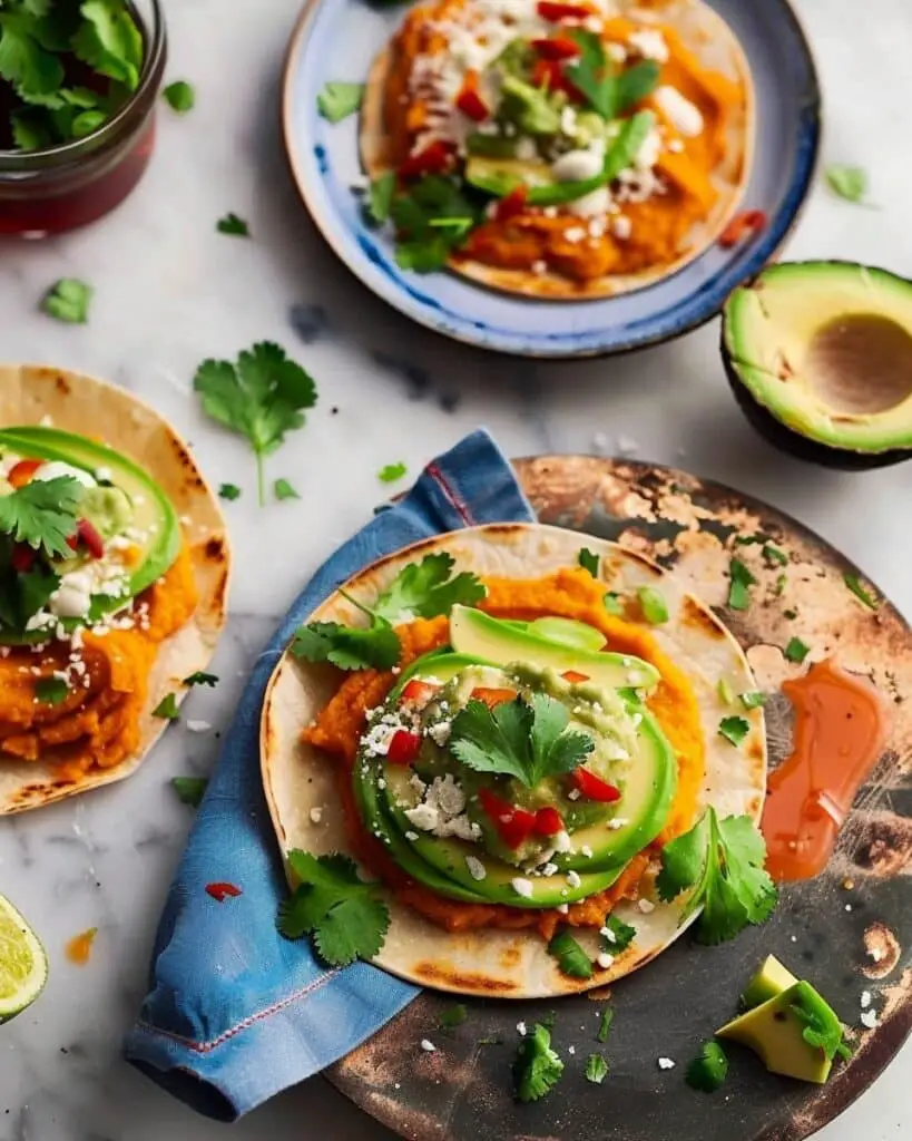 Pumpkin Avocado Tostadas