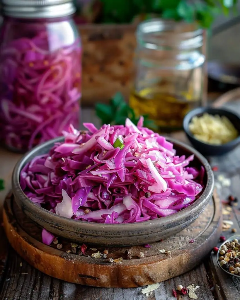 Quick Pickled Cabbage