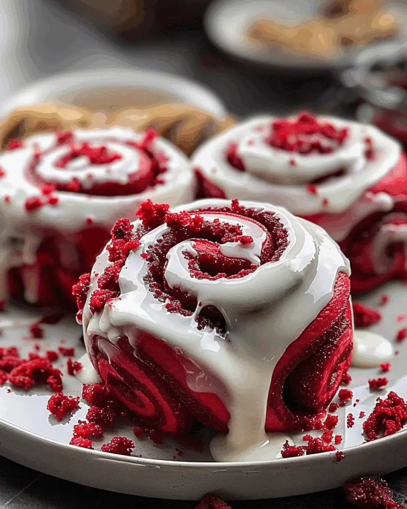 Red Velvet Cinnamon Rolls