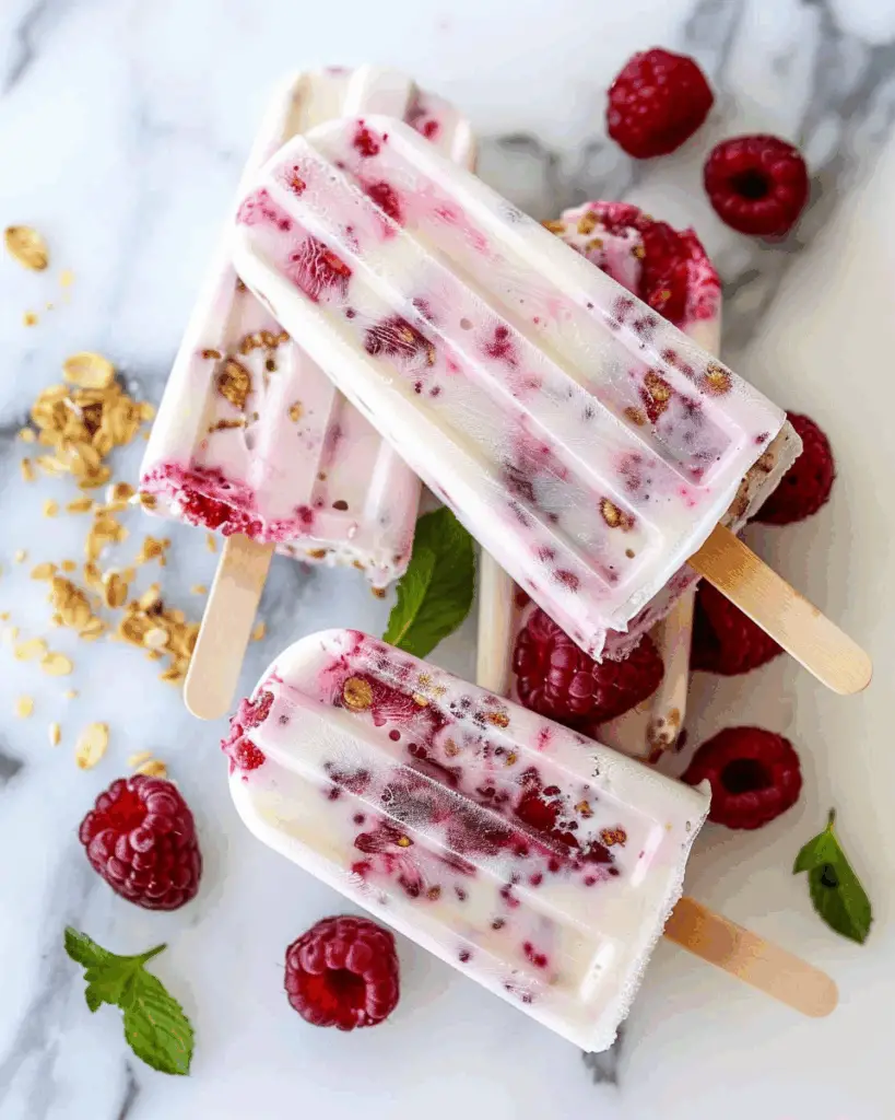 Easy Breakfast Yogurt Popsicles