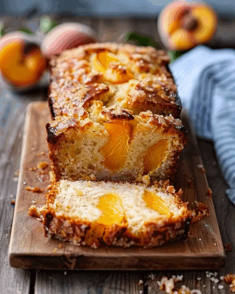 Heavenly Peach Bread