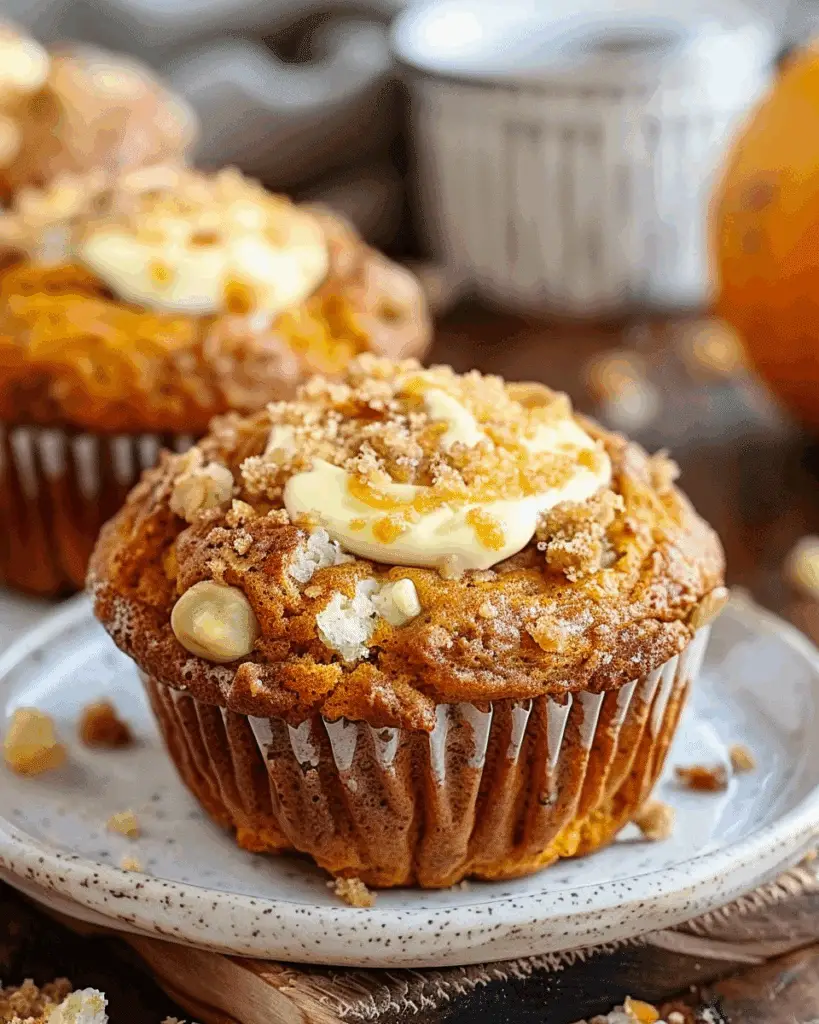Pumpkin Cream Cheese Muffins