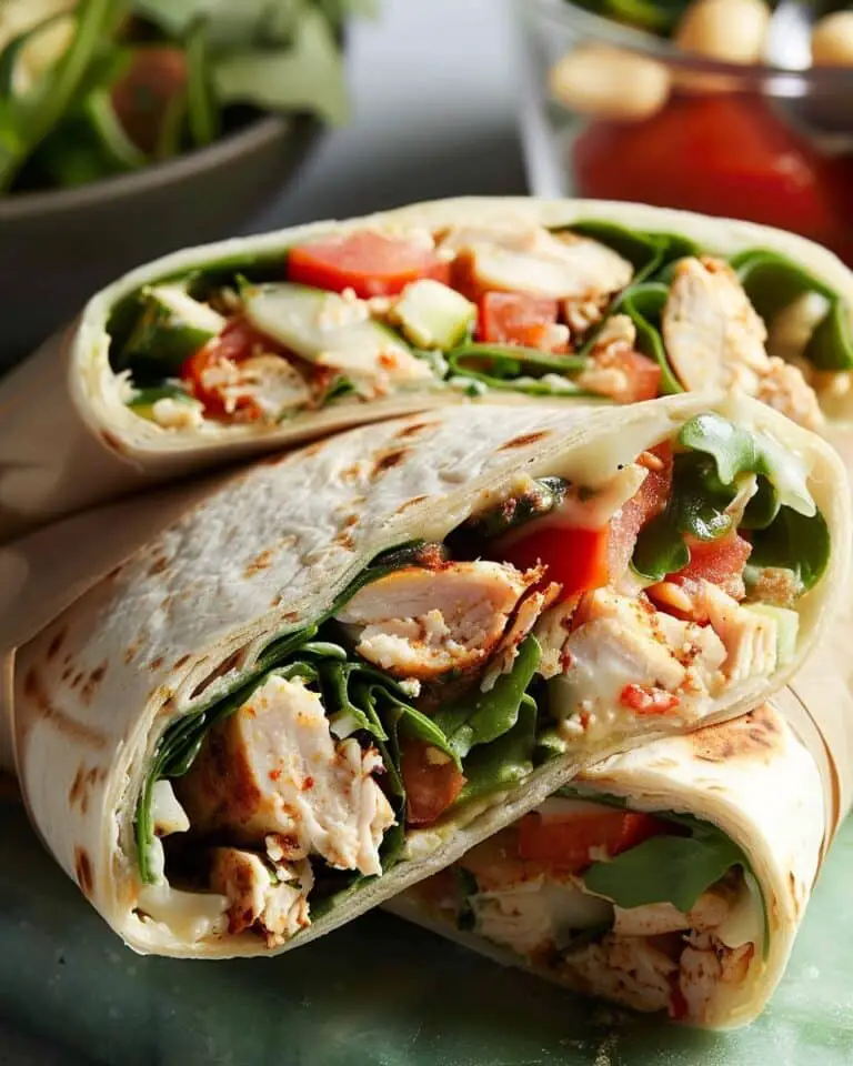 Tuscan Chicken Wrap
