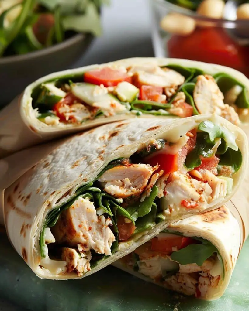 Tuscan Chicken Wrap