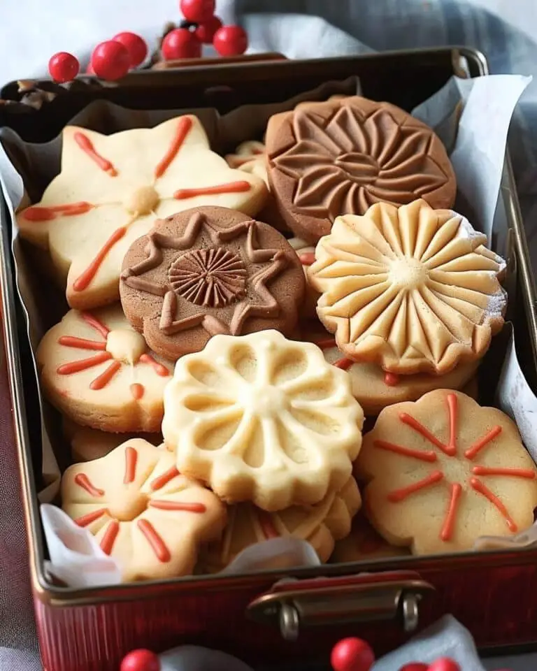 Holiday Butter Cookie Box